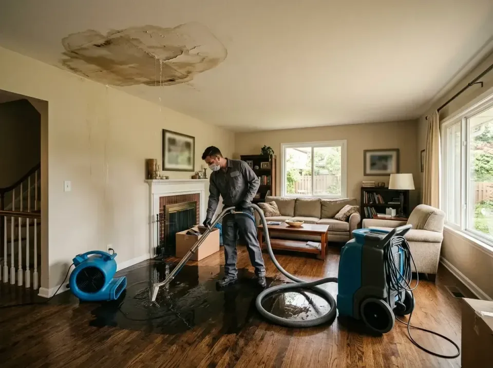 attic-pipe-burst-ceiling-drip-008 — frequently asked questions, Water Damage Restoration & Carpet Care in Lincoln Village, OH